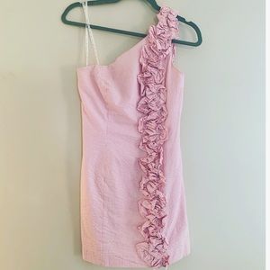 Lilly Pulitzer 🎀 One Shoulder Dress (Seersucker)